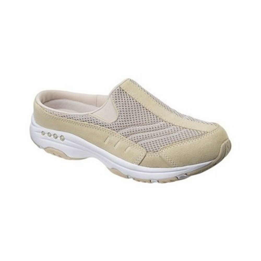 Easy Spirit Traveltime Round Toe Casual Slip-On Mules Women's 9M Natural/White